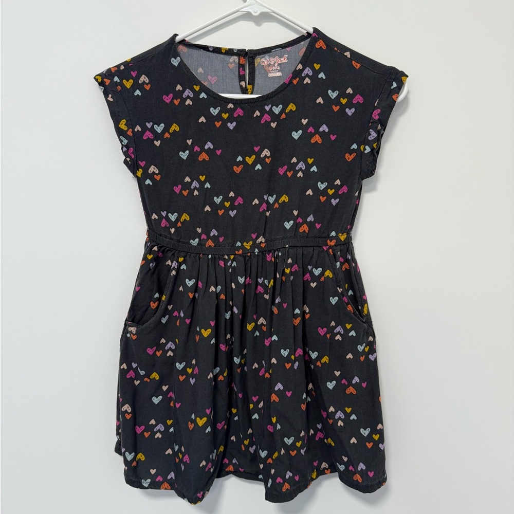 Cat & Jack Hearts Flutter Sleeve Sundress